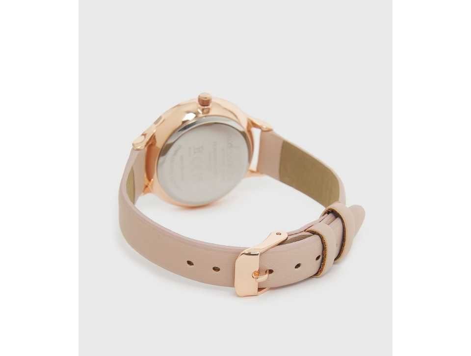 Lily + Stone Quarzuhr Damen Armbanduhr Analog mit eleganten Kristallen in Rose Gold, (1-tlg)
