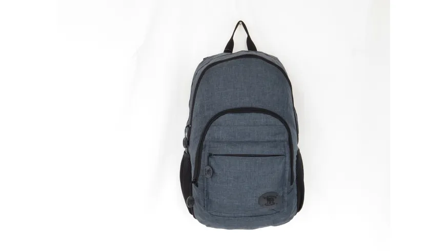ELEPHANT Rucksack aus Two Tone Polyester schwarz/grau