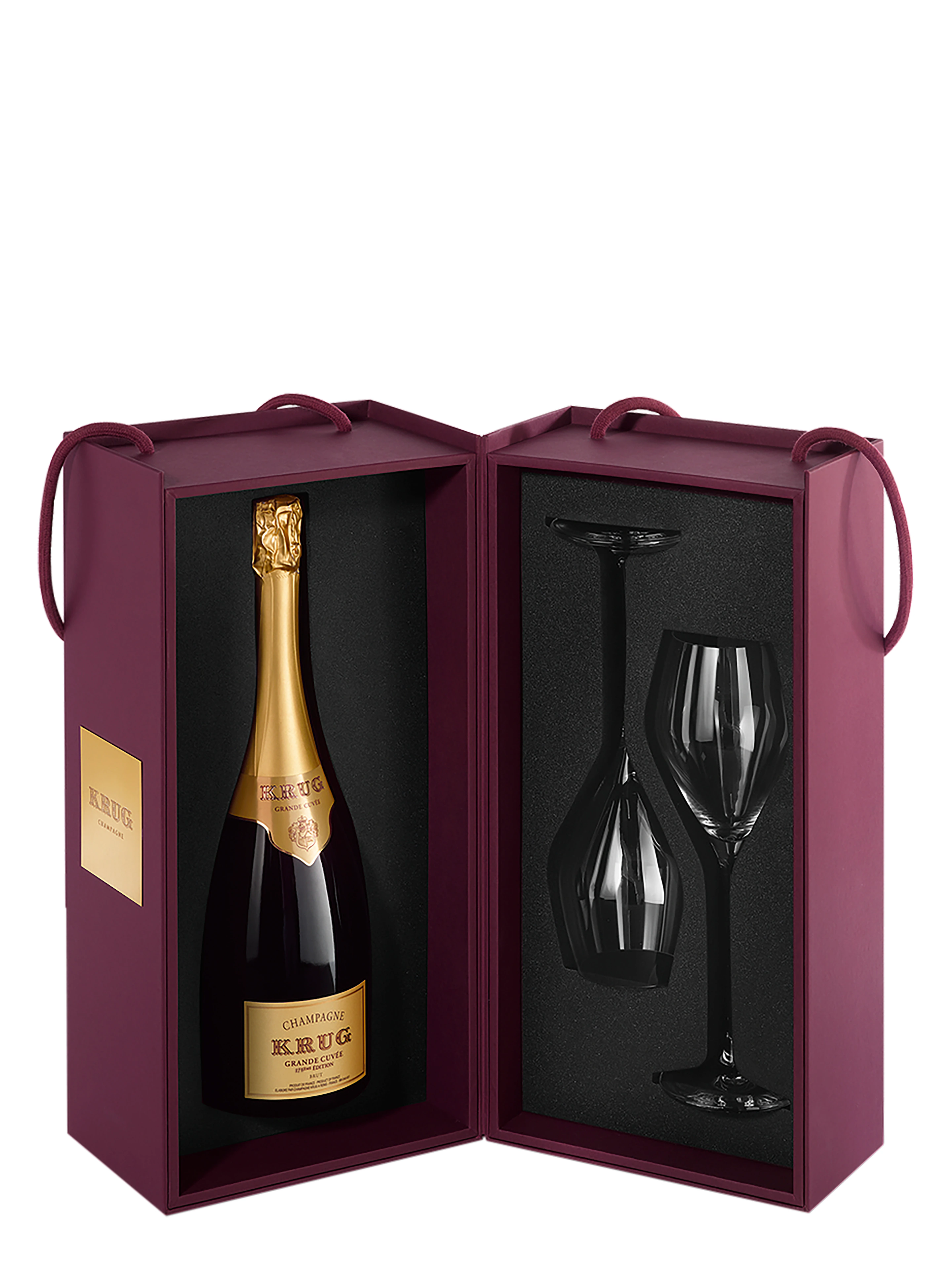 Krug 171ème Édition in der Geschenkbox mit 2 Gläsern
