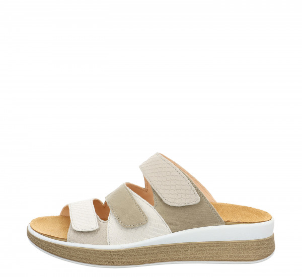 MEGGIE Pantolette - Bianco/Kombi