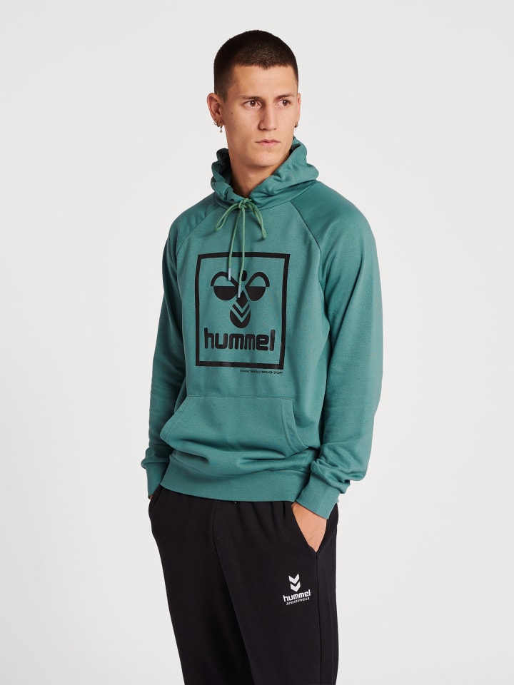 Hummel Hummel Verstellbare Taille Kapuzenpullover Raglanärmel Hmlisam Herren in NORTH ATLANTIC günstig kaufen M