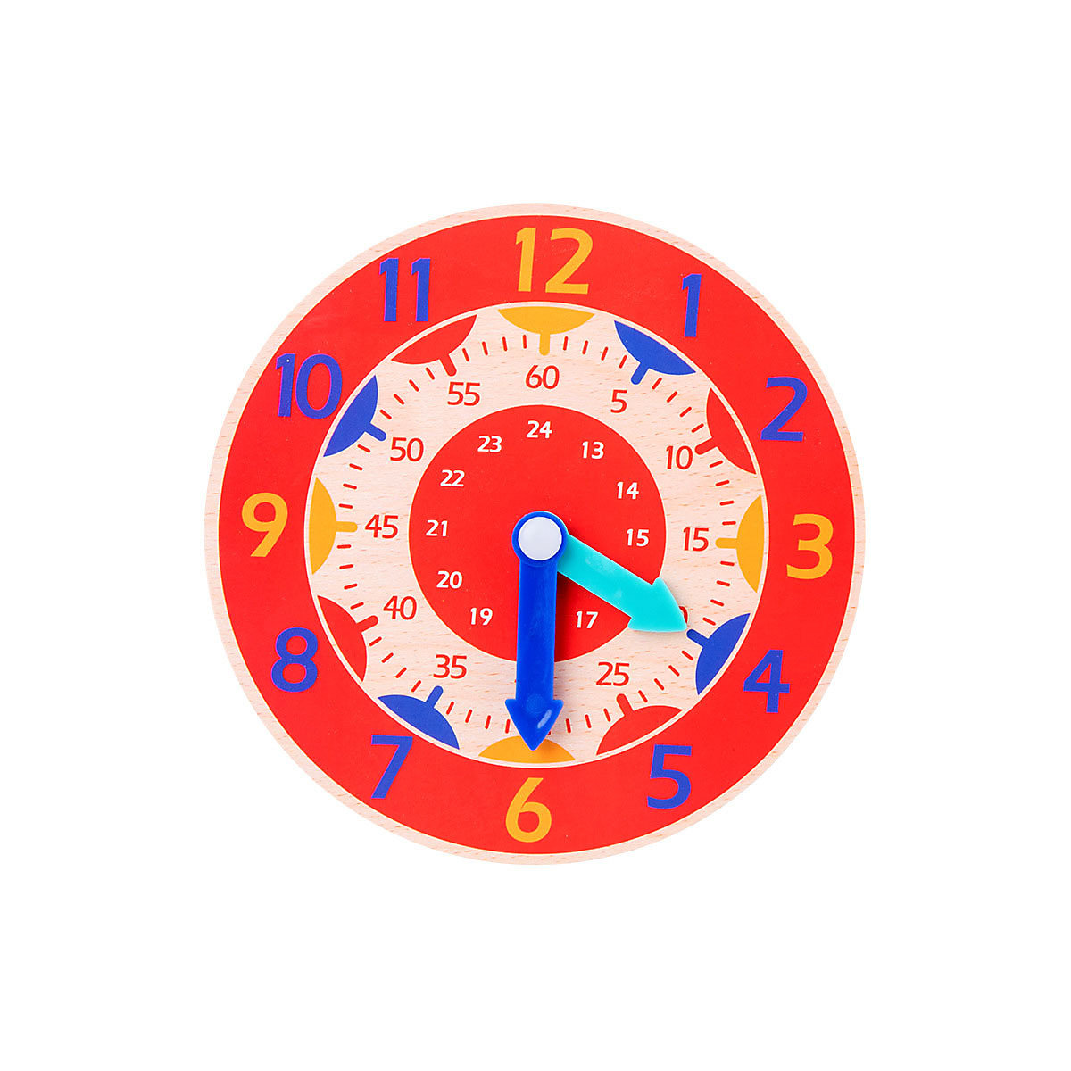 Zeit Erkenntnis Bunte Uhr Frühen Lernen Spielzeug Holz Kleine Uhr Puzzle Spielzeug für Kinder Kinder