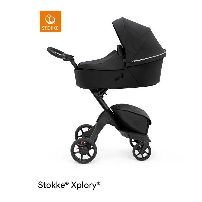 Nacelle noire pour poussette citadine Xplory X Stokke