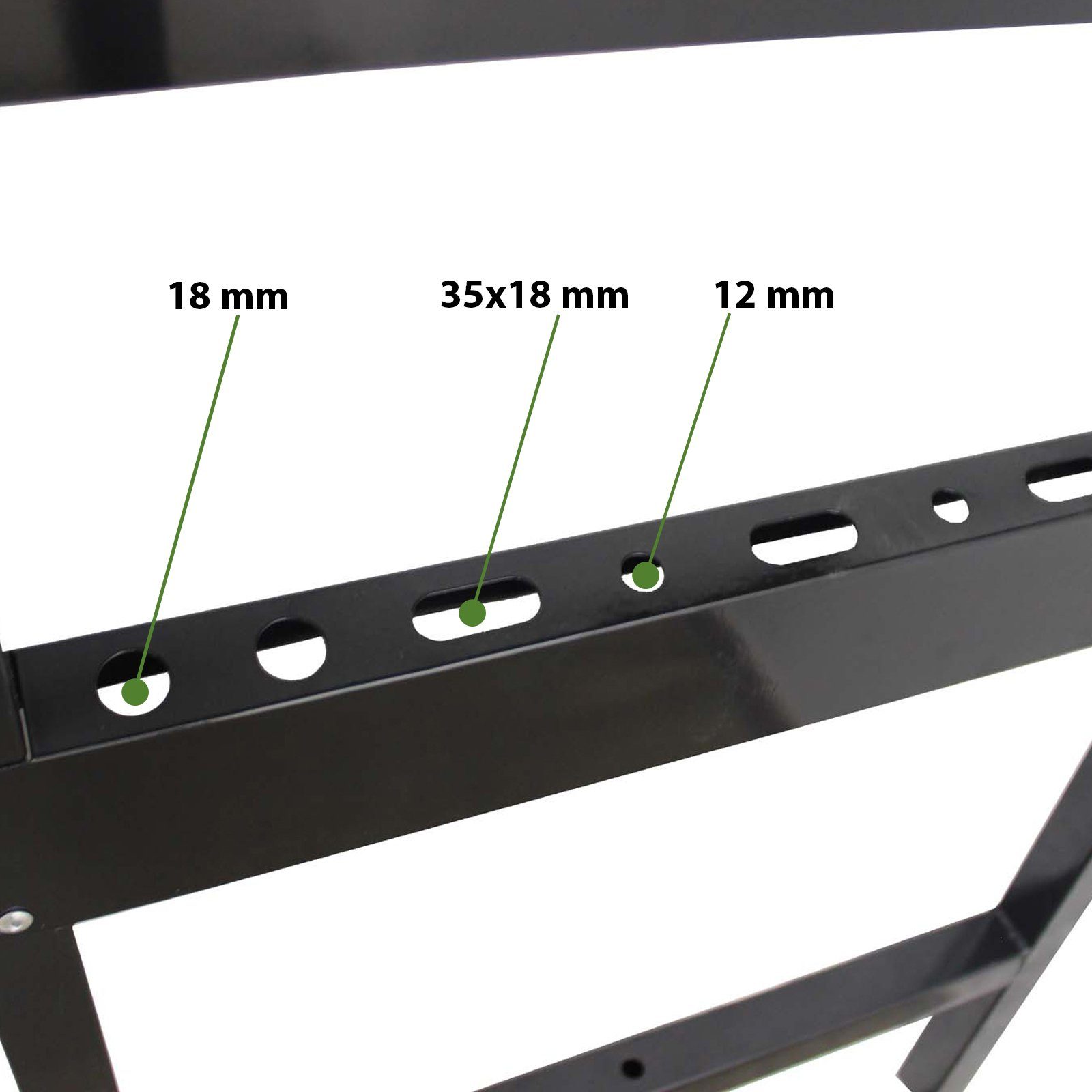 TRUTZHOLM Werkbank Werktisch100x60x74,5cm Tragkraft 150 kg klappbar Werkbank Arbeitstisch