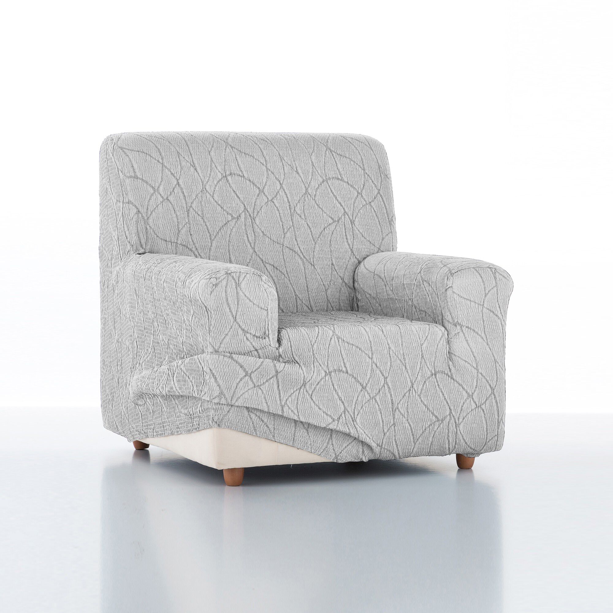 Housse extensible motif jacquard 