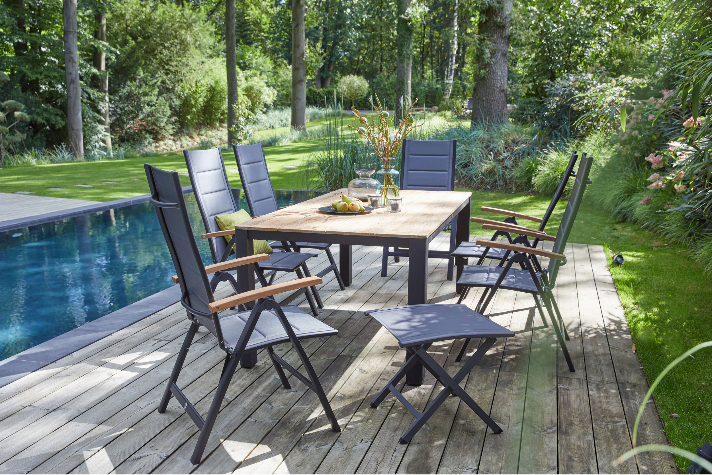 OUTDOORGartenhocker Alu