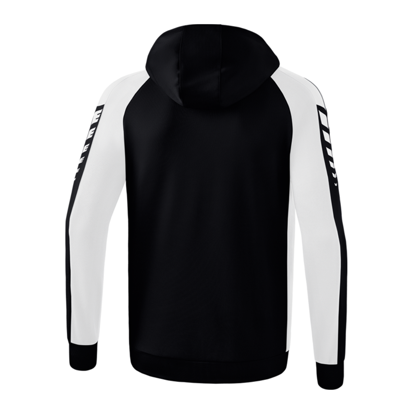Erima SIX WINGS Kapuzenjacke Schwarz Weiss