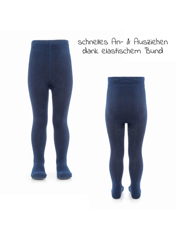 LaLoona Strumpfhose 4er Pack - Marine Grau-Melange - in blau,grau günstig kaufen