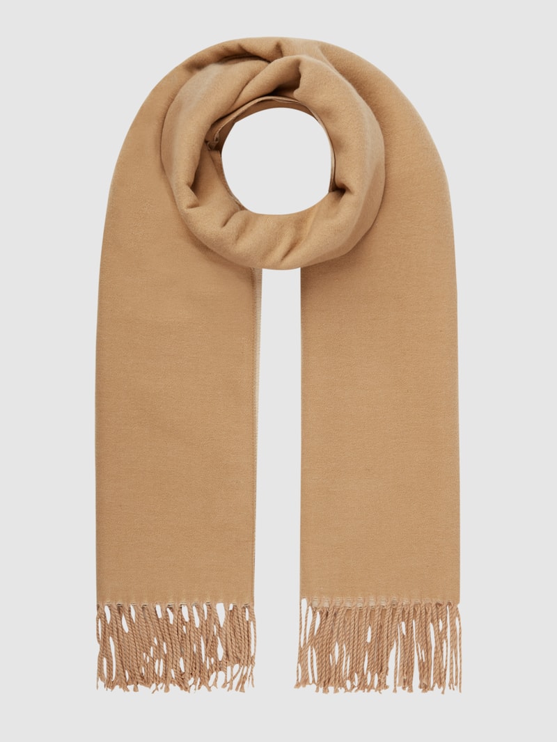 Schal mit Baumwoll-Anteil in offwhite