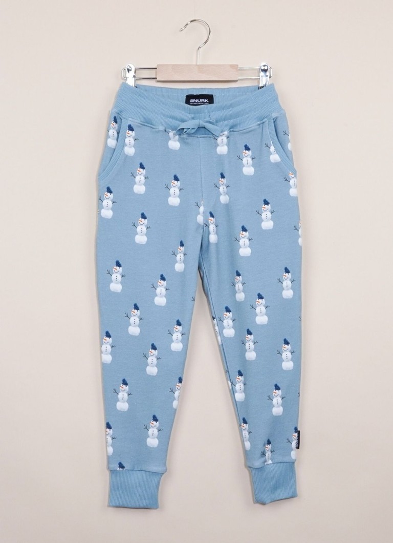 Schnarch-Herr-Schneemann-Hose aus Bio-Baumwolle