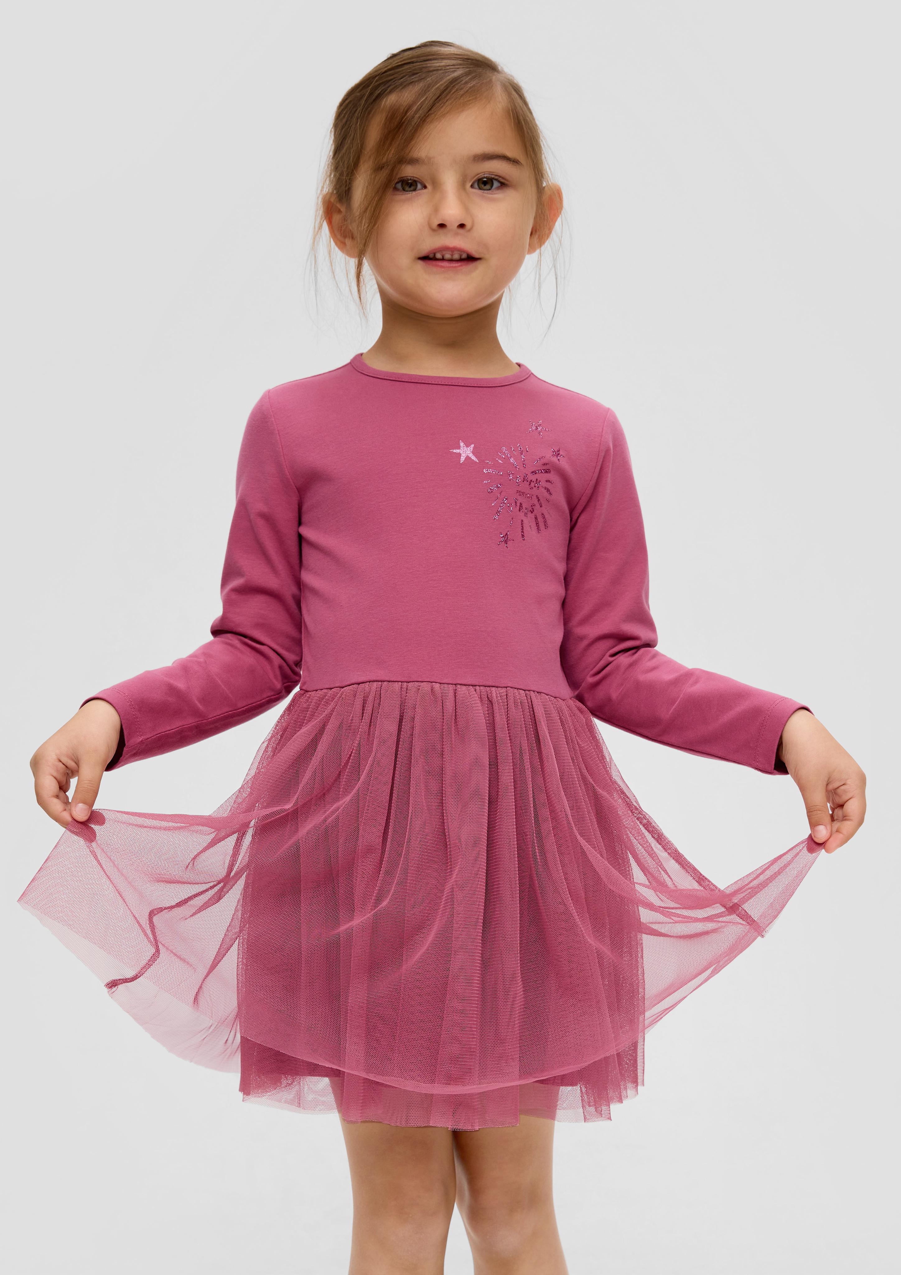 Kleid mit Mesh-Layering  2137389-4592