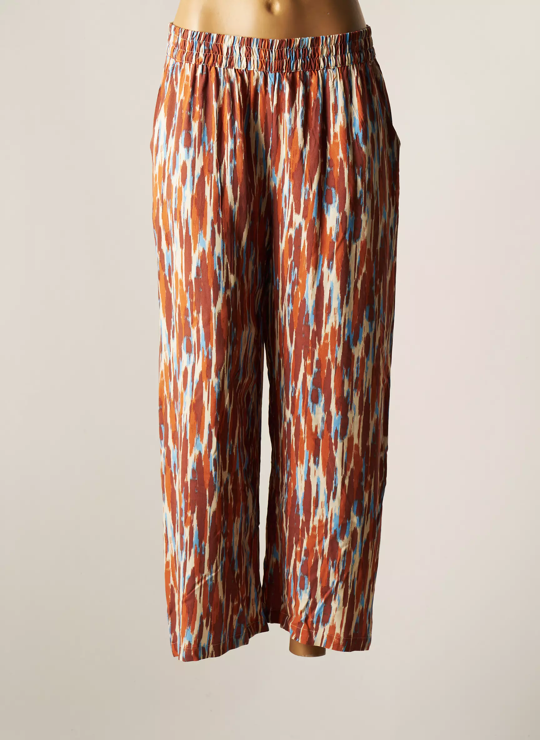 B Young Pantalons Larges Femme couleur marron