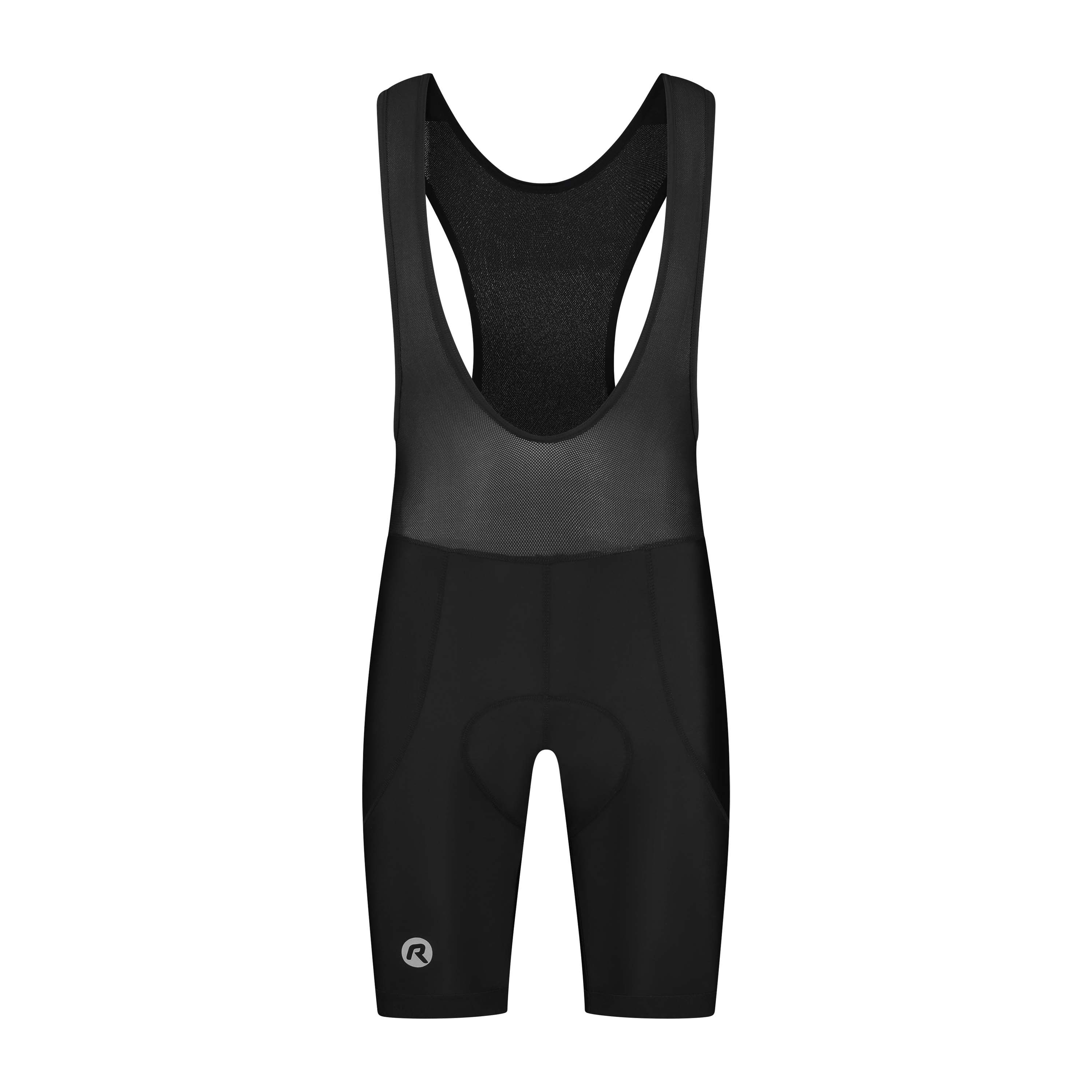 Rogelli Core Black Herren kurze Radhose mit Träger
