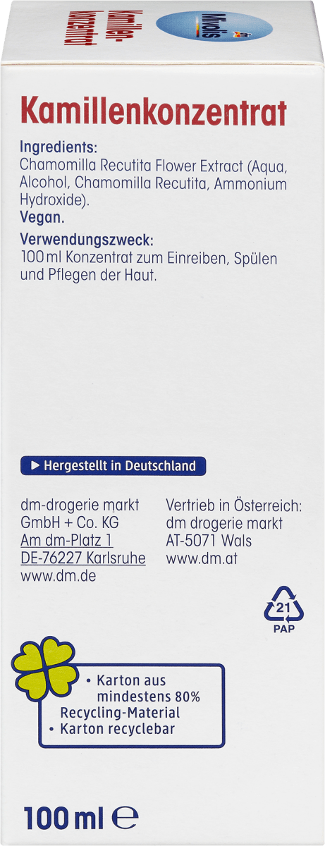 Kamillenkonzentrat, 100 ml