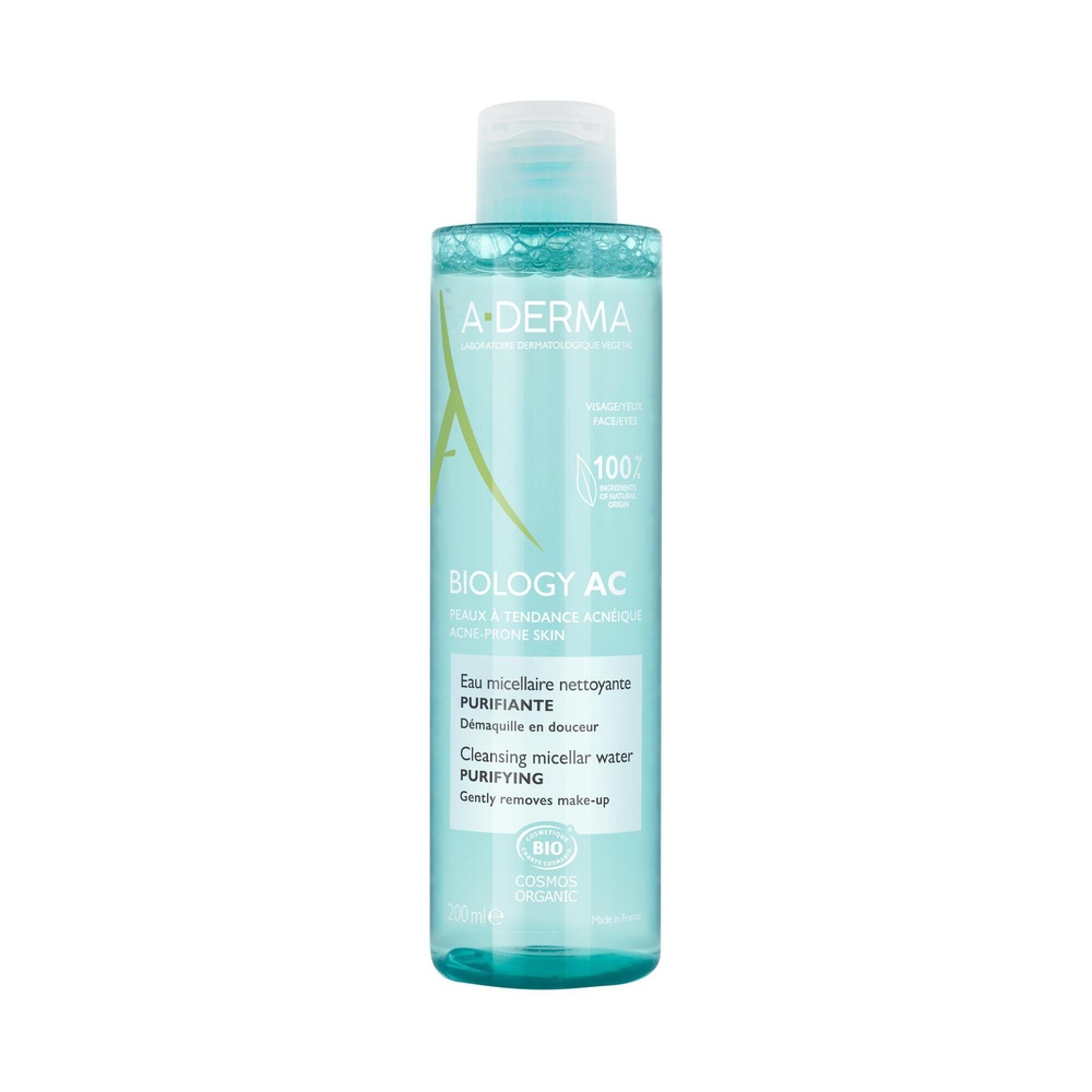 A-Derma Biology AC Eau micellaire purifiante bio  200ml Eau micellaire