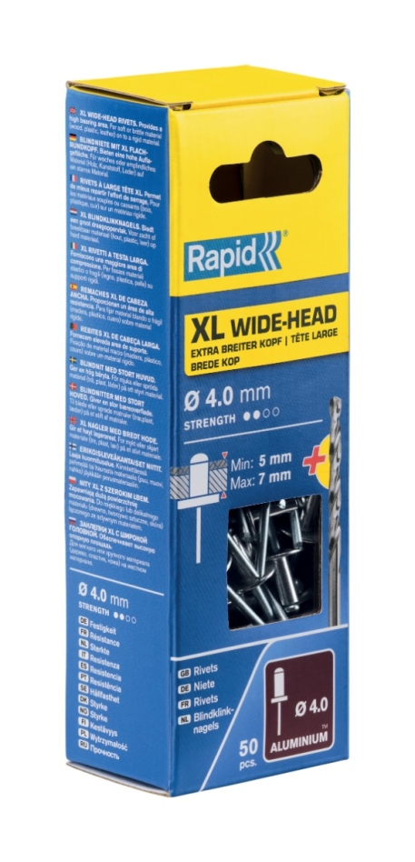 Rapid 5000660 XL Șuruburi oarbe Ø4,0 x 10 mm 50 bucăți