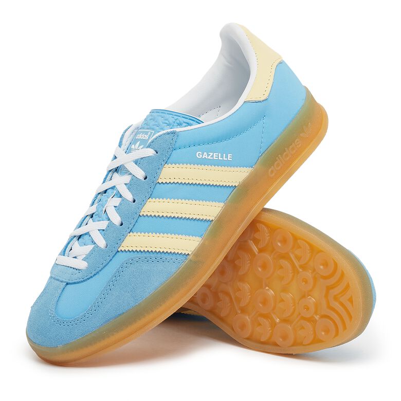 adidas Originals Wmns Gazelle Indoor semi blue burst/almost yellow/ftwr white