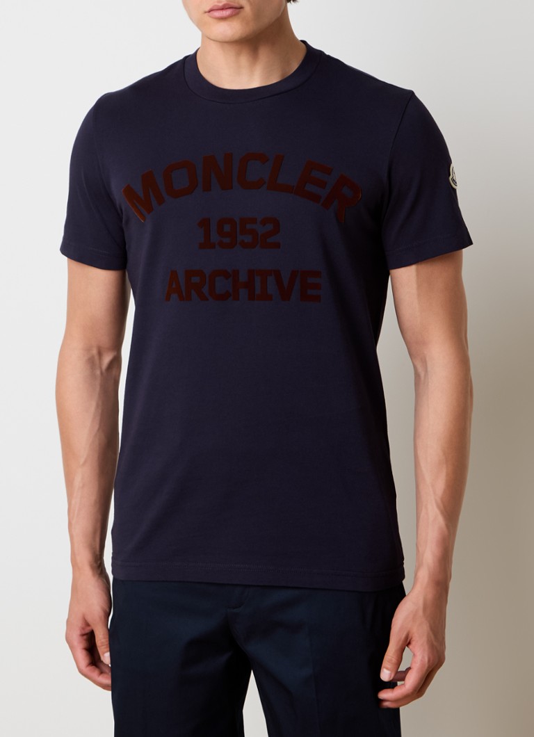 Tricou Moncler cu imprimeu plușat