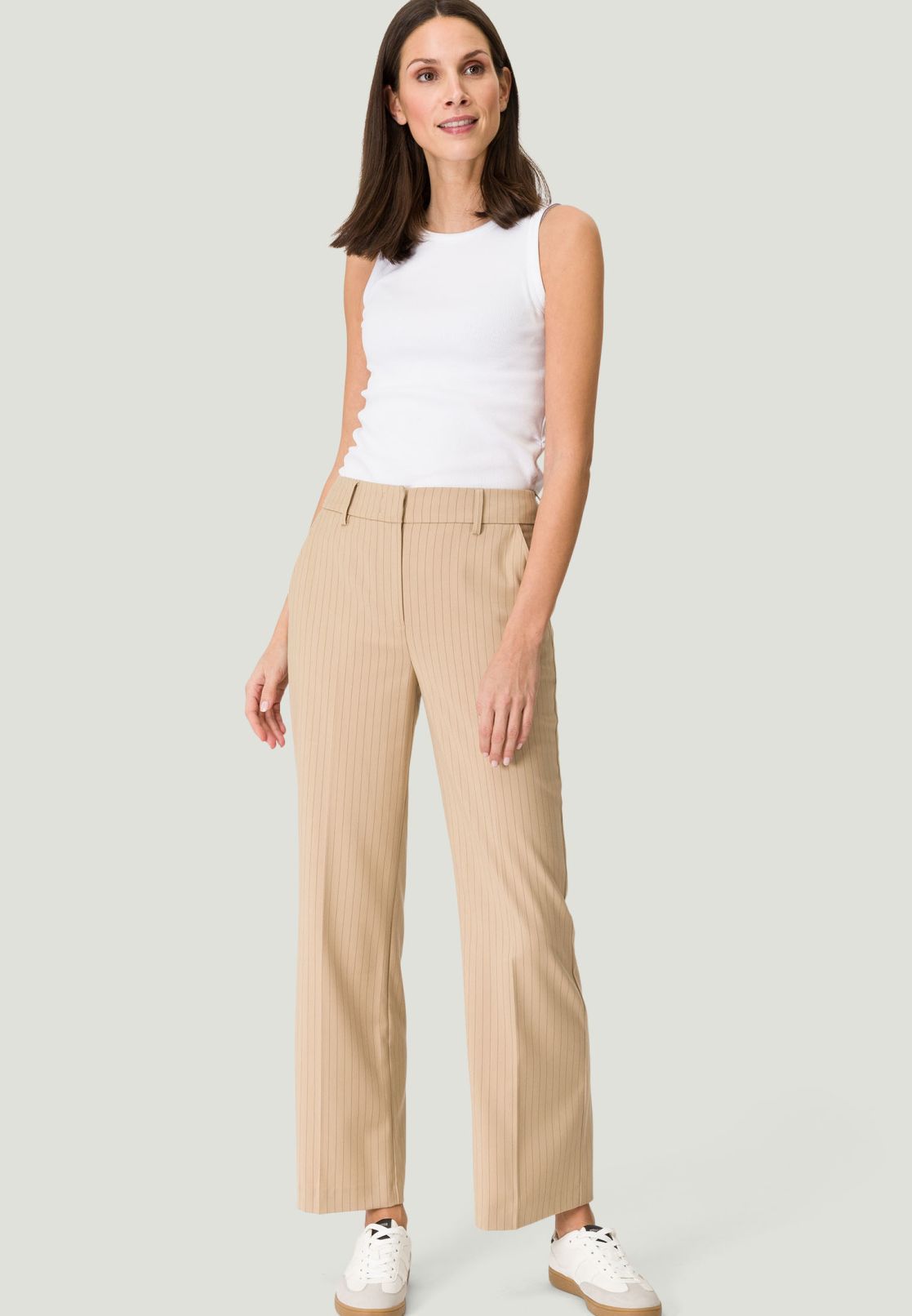 Nadelstreifen Hose mit weitem Bein 30 Inch
