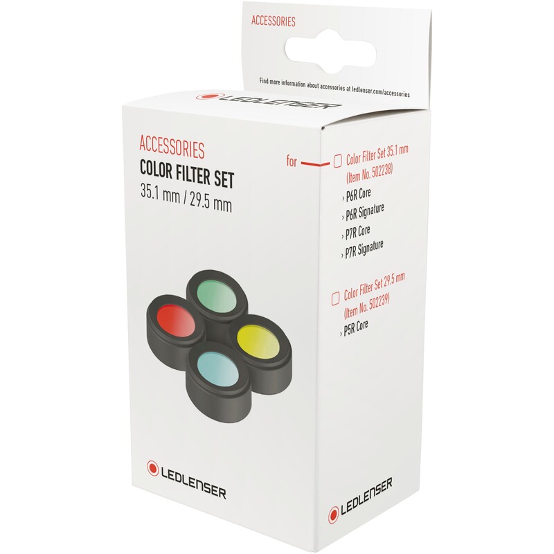 Ledlenser Color Filter Set für Taschenlampen