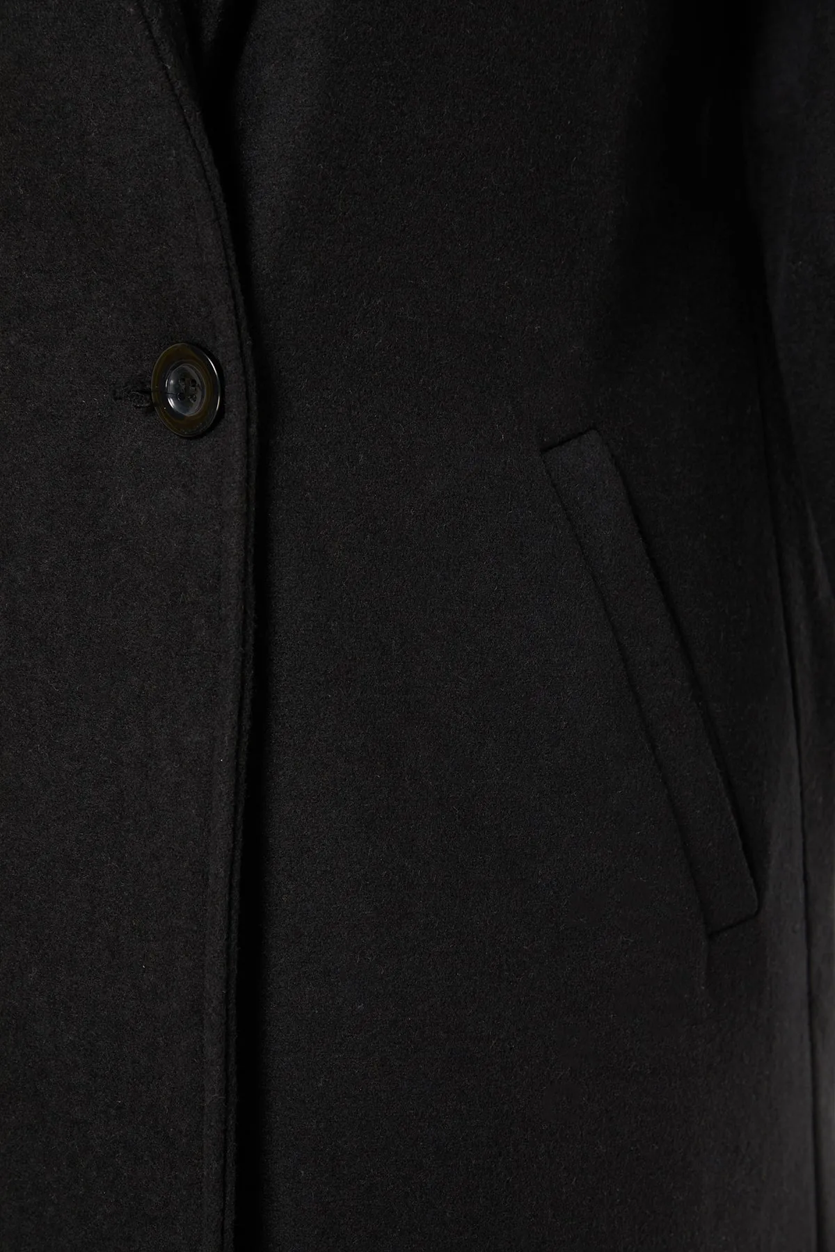Trendyol Modest  Mantel - Schwarz - Zweireihig