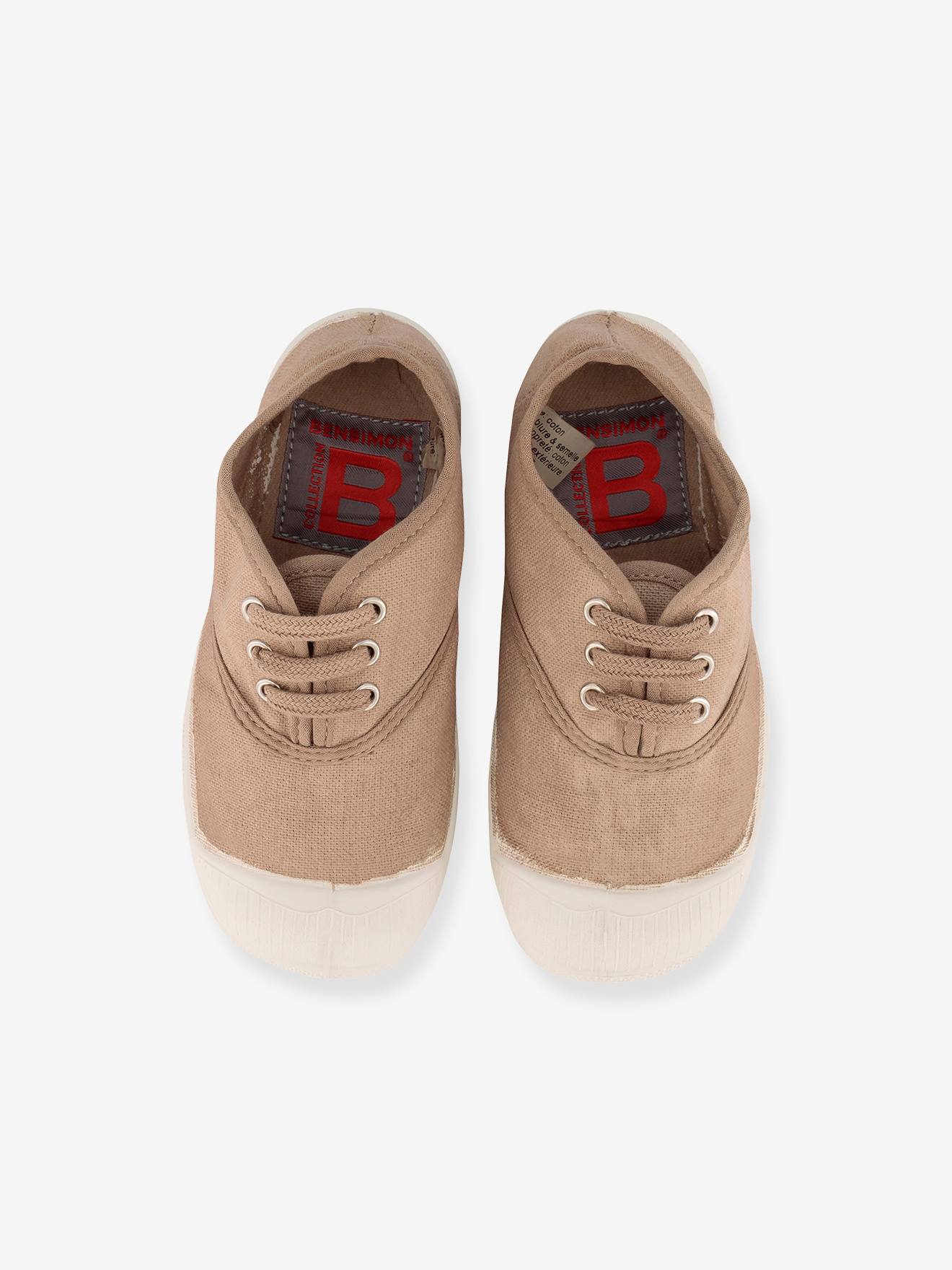 Tennis à lacets coton enfant BENSIMON® marine
