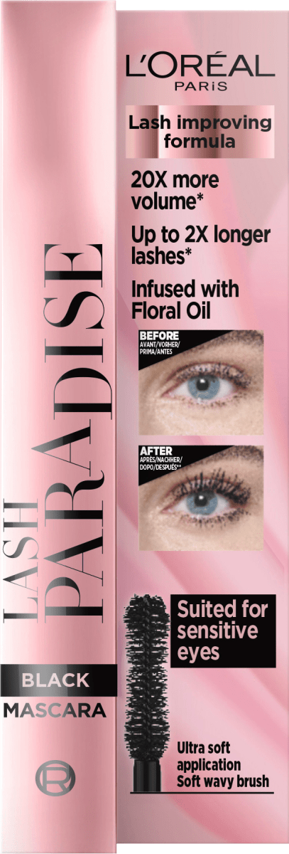 Mascara Lash Paradise Black, 6,4 ml