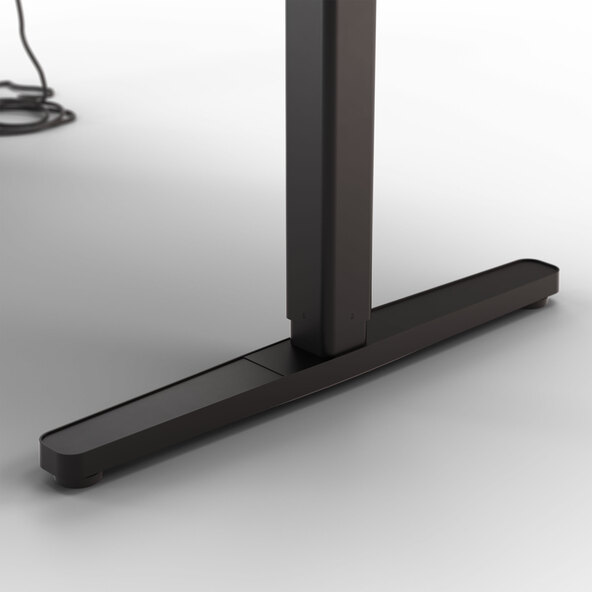 Elektrisch höhenverstellbarer Schreibtisch Desk Basic, anthrazit