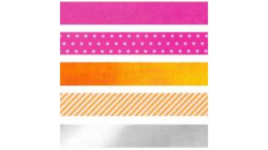 HEYDA Deko-Klebeband Mini 'Neon Akzente' pink 15 m