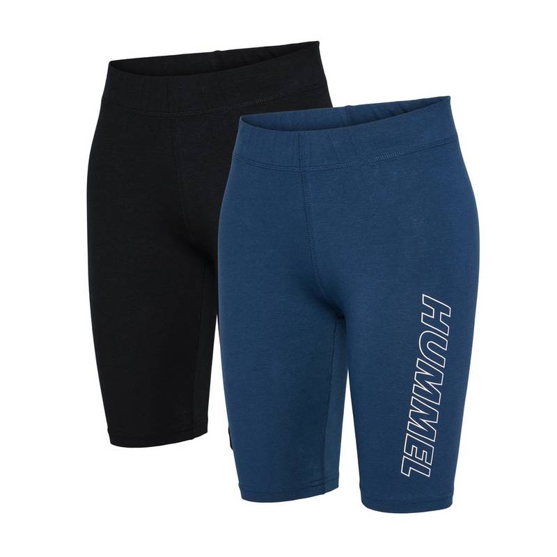 hummel hmlTE MAJA 2-PACK MW C TIGHT SHORTS Tights Damen