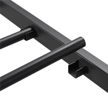 Yaheetech Metallbett, Bettgestell mit Kopfteil & Fußteil, Einzelbett/ Doppelbett Jugendbett