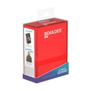Ultimate Guard Boulder Deck Case 40+ Standardgröße Ruby