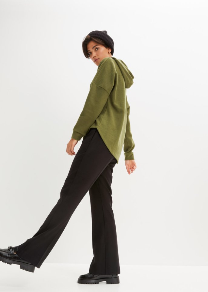 Sweatshirt in Strickoptik