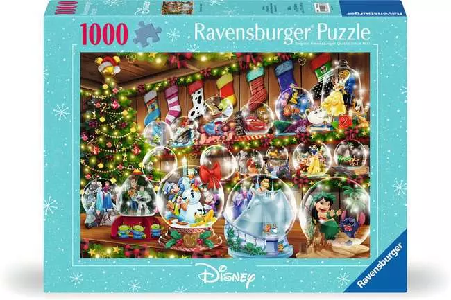 Puzzle 1000 Teile - Schneekugelparadies