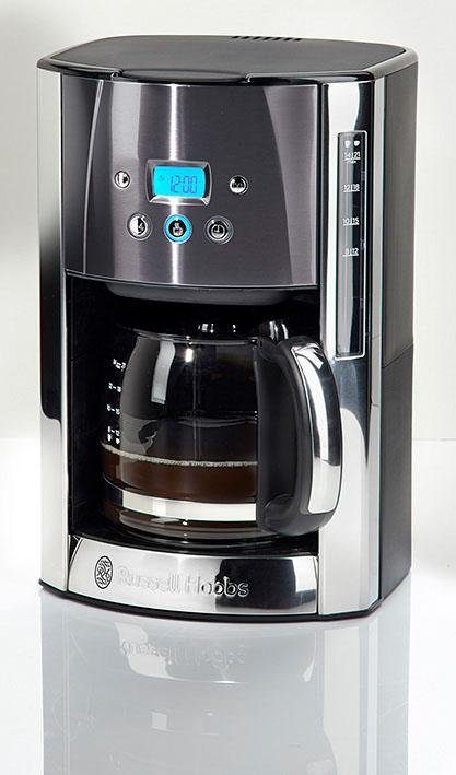 RUSSELL HOBBS Filterkaffeemaschine Luna Moonlight Grey 23241-56, 1,5l Kaffeekanne, Papierfilter 1x4, mit fingerabdruckresistenter Lackierung