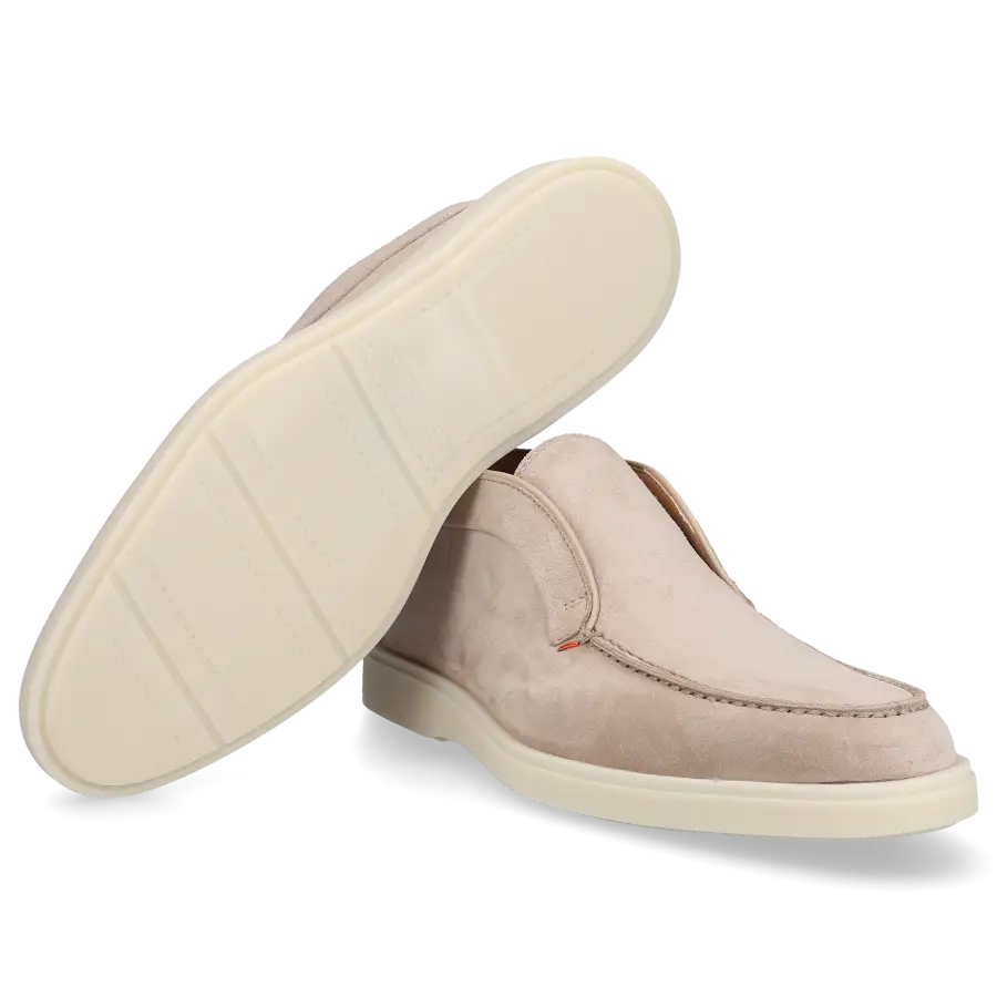 Santoni - Stiefeletten DESERT BOOT Veloursleder - beige