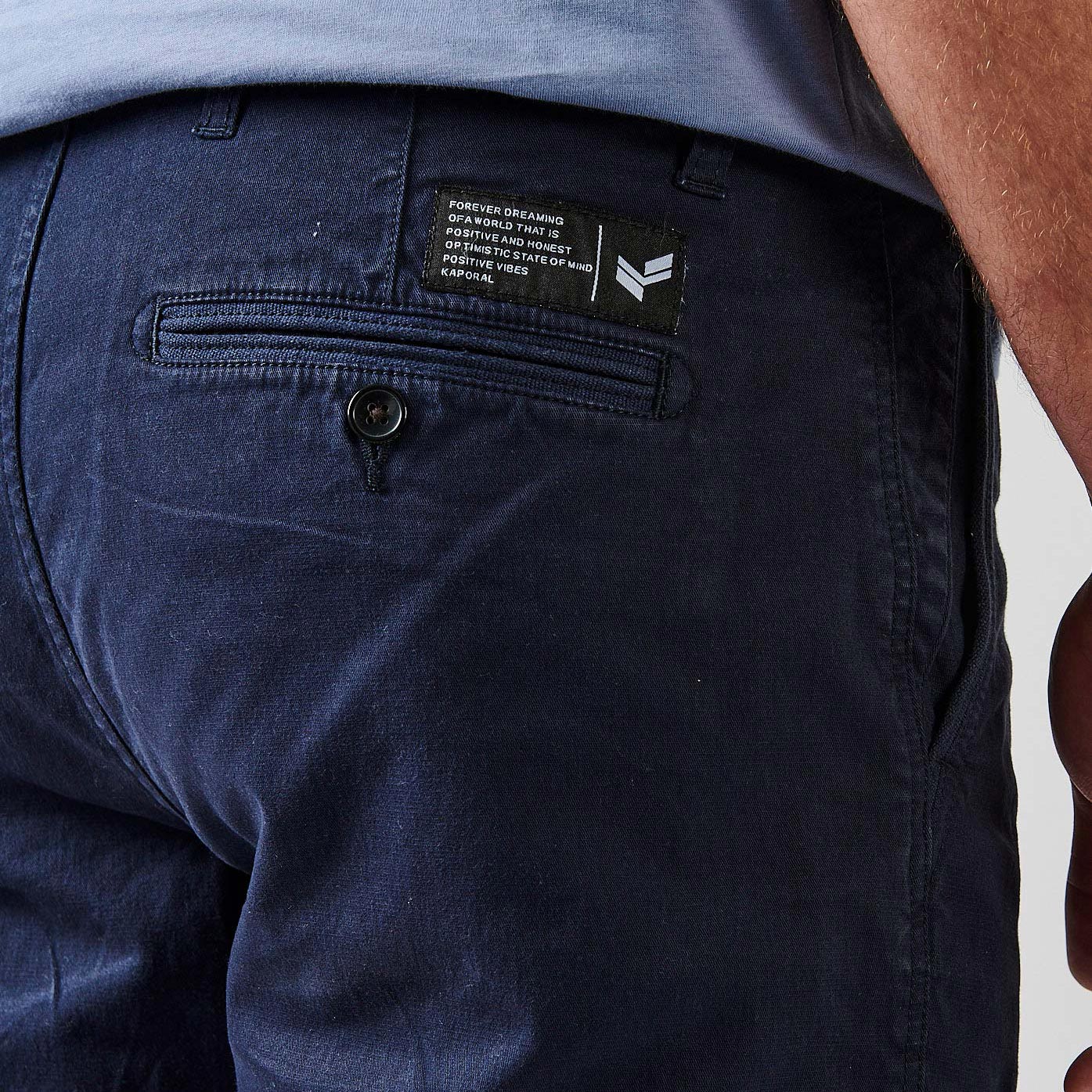 MACON  Short bleu Homme