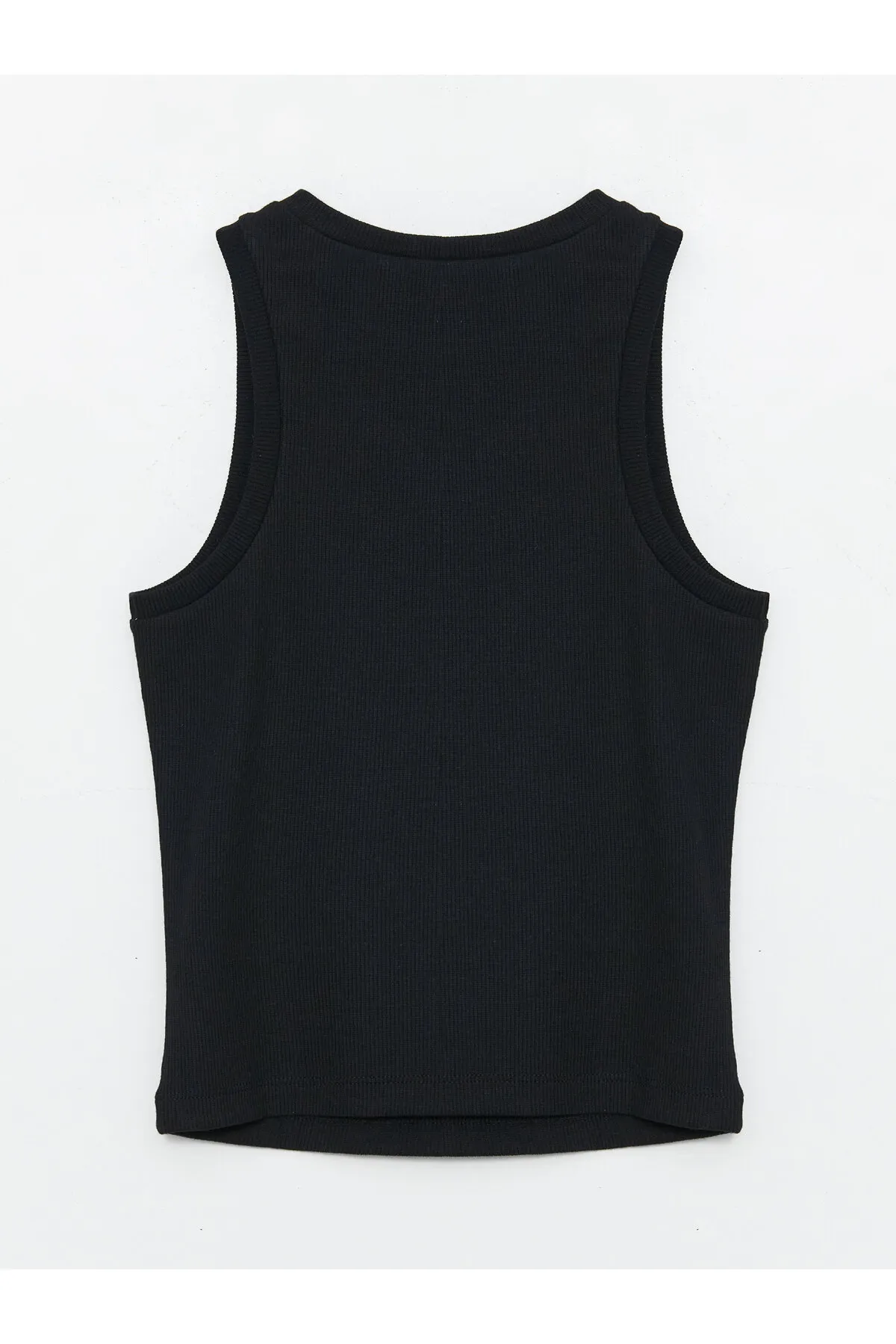 LC Waikiki  Einfarbiges Athlete-Shirt für Damen mit Rundhalsausschnitt