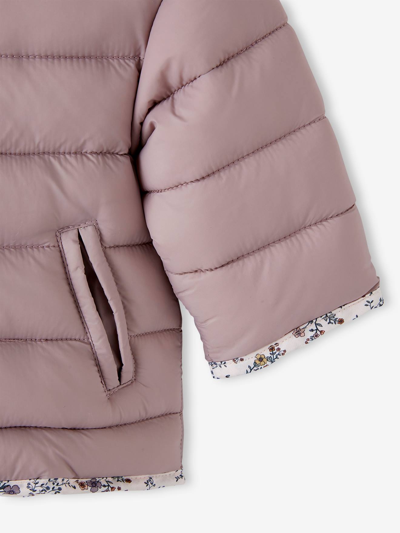 Vertbaudet Wendbare Baby Steppjacke mit Recycling-Polyester - dunkelblau