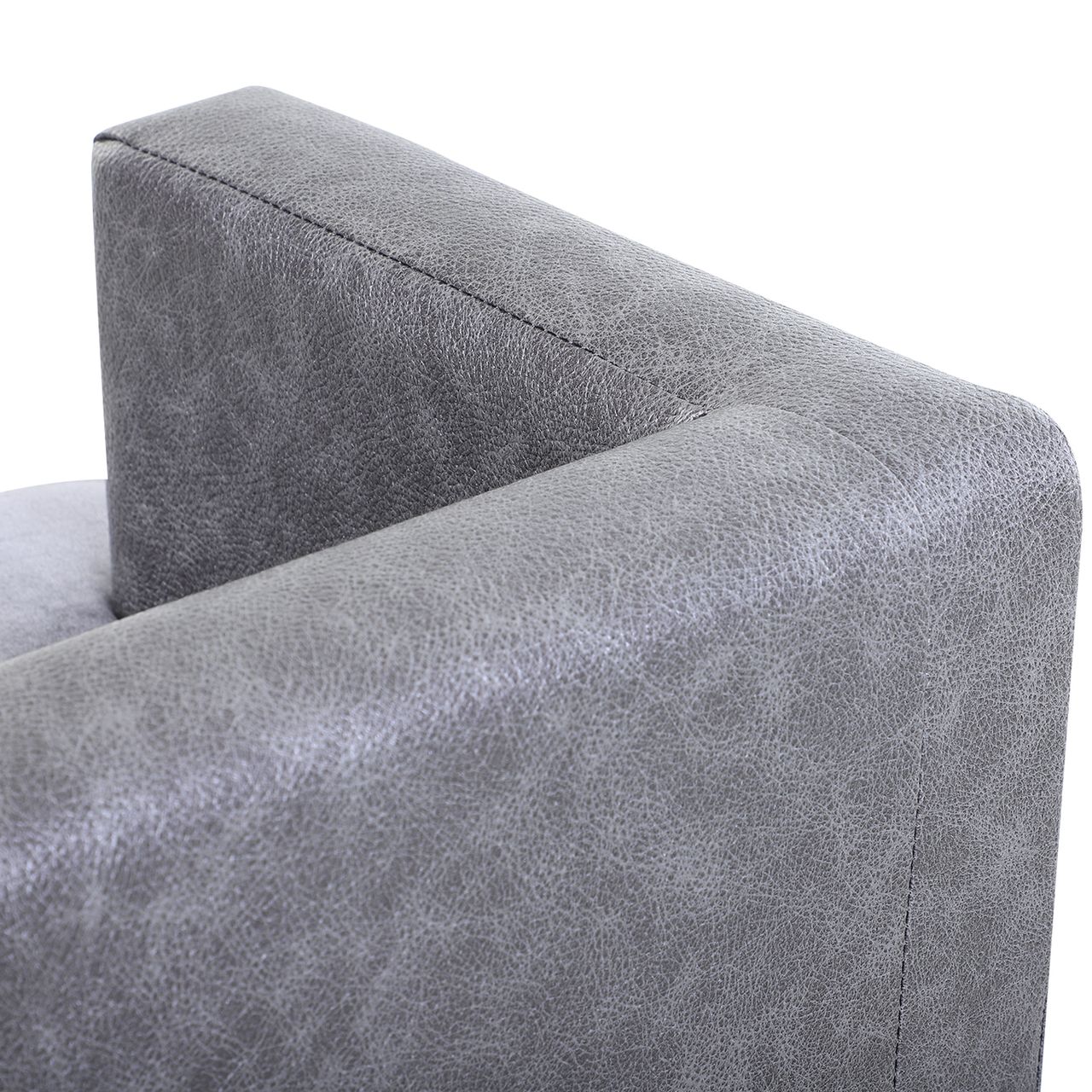 PawHut Hundesofa Haustiersofa Hundebett Hundematte Kunstleder Kurzplüsch Grau