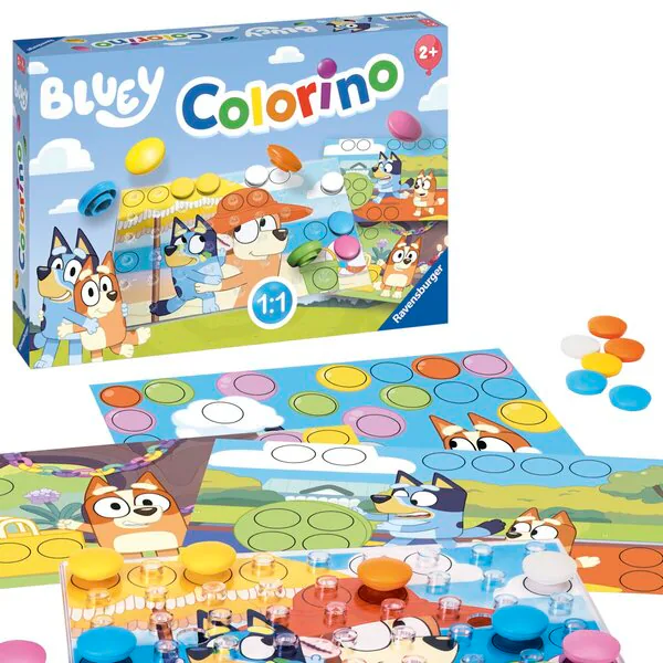 Ravensburger Bluey Colorino -leikkisämpylä