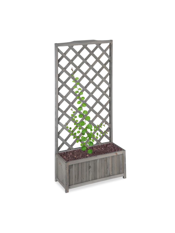 relaxdays Rankkasten in Grau - (H)150 cm günstig kaufen onesize