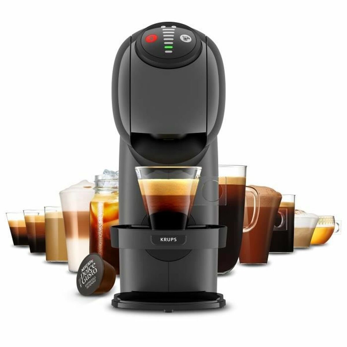 Krups Kapselmaschine Kapsel-Kaffeemaschine Krups DOLCE GUSTO YY4893FD 1500 W