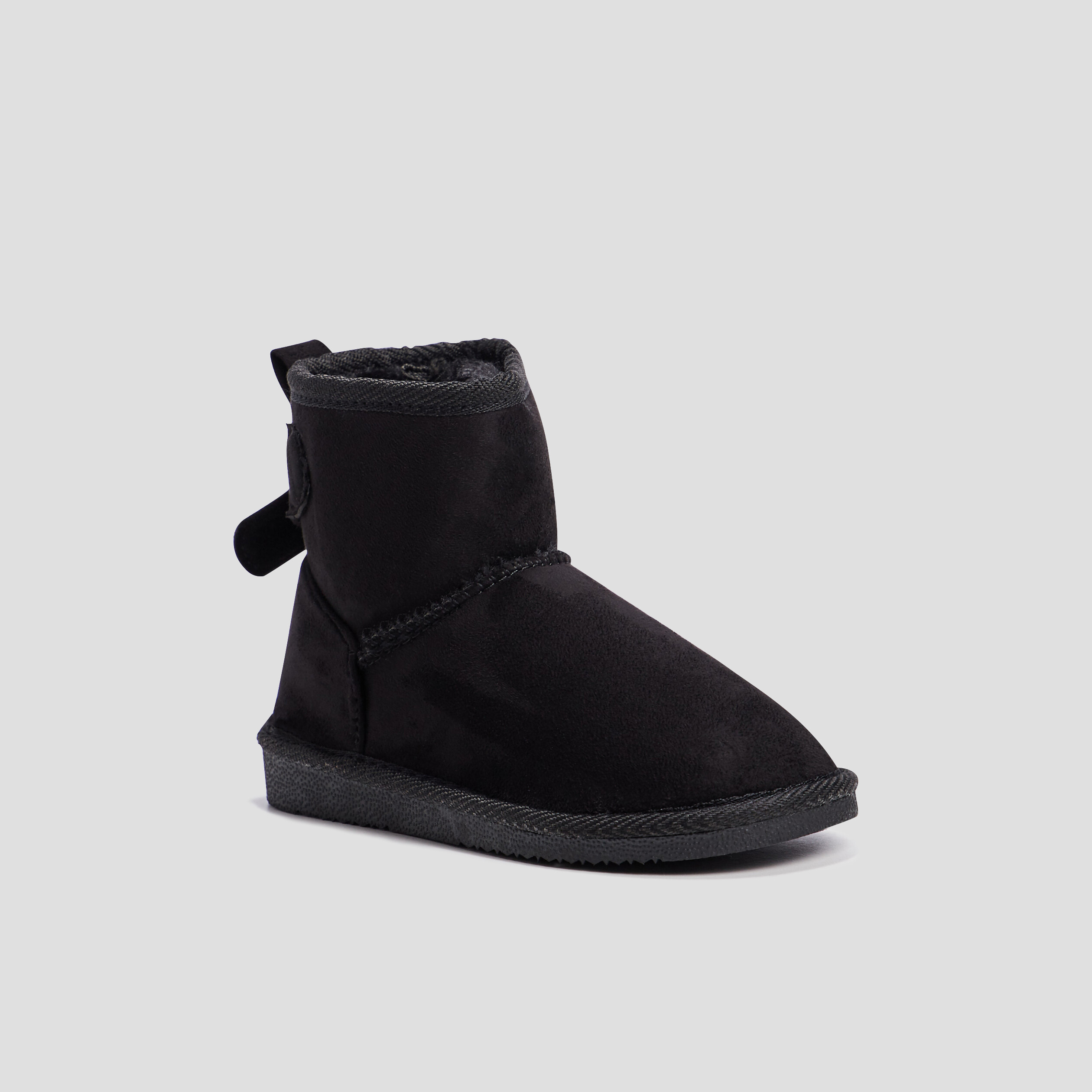 Bottines avec noeud noir fille | La Halle