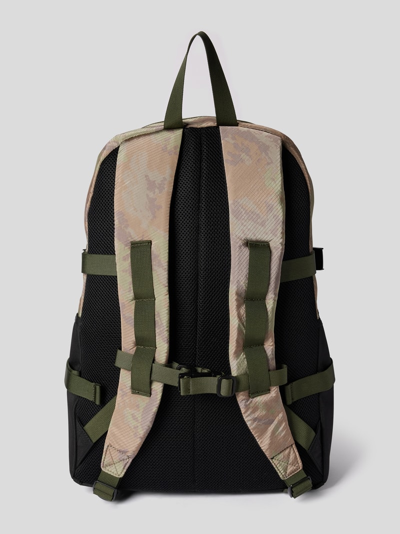 Rucksack mit Allover-Muster in beige