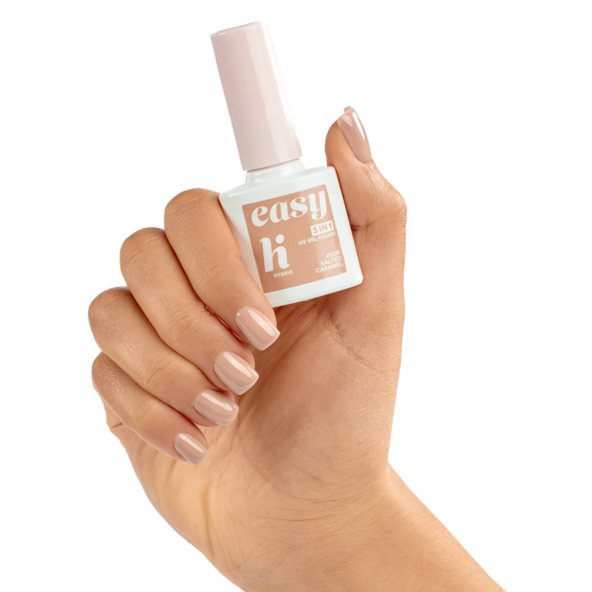 UV gelový lak na nehty Semipermanentní lak na nehty EASY 3v1 - gelový efektový lak na nehty