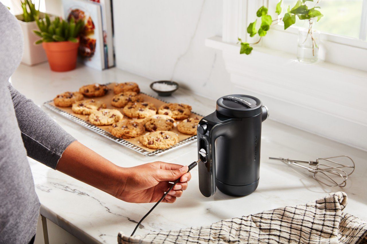 KitchenAid Handmixer Handrührer-Akku mit 7 Geschwindigkeitsstufen 5KHMB732