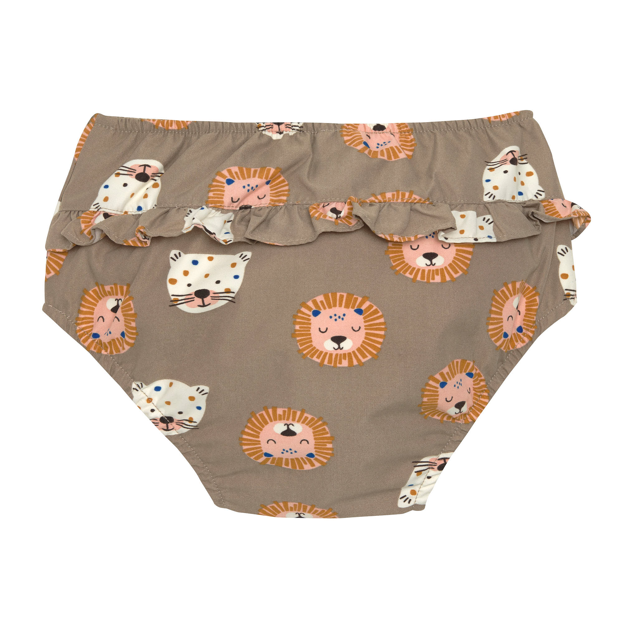 Schwimmwindel Baby - Wildkatzen, Braun
