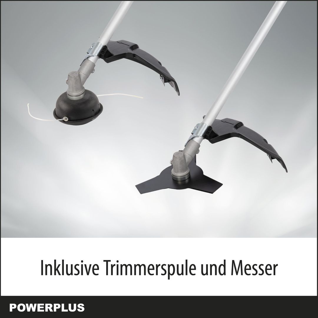 VARO Benzin-Freischneider POWXG50200 Motorsense - 31 cc Trimmer und Motorsense, 240 ml Kraftstofftank