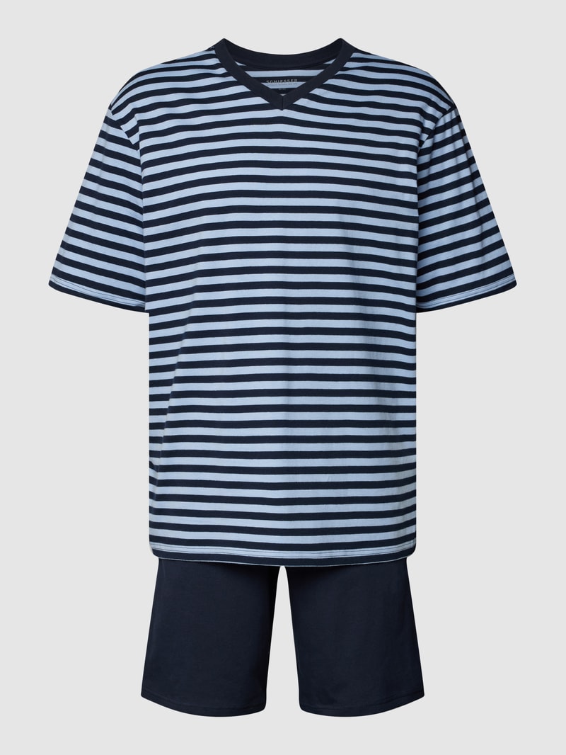 Pyjama aus Baumwolle in hellblau